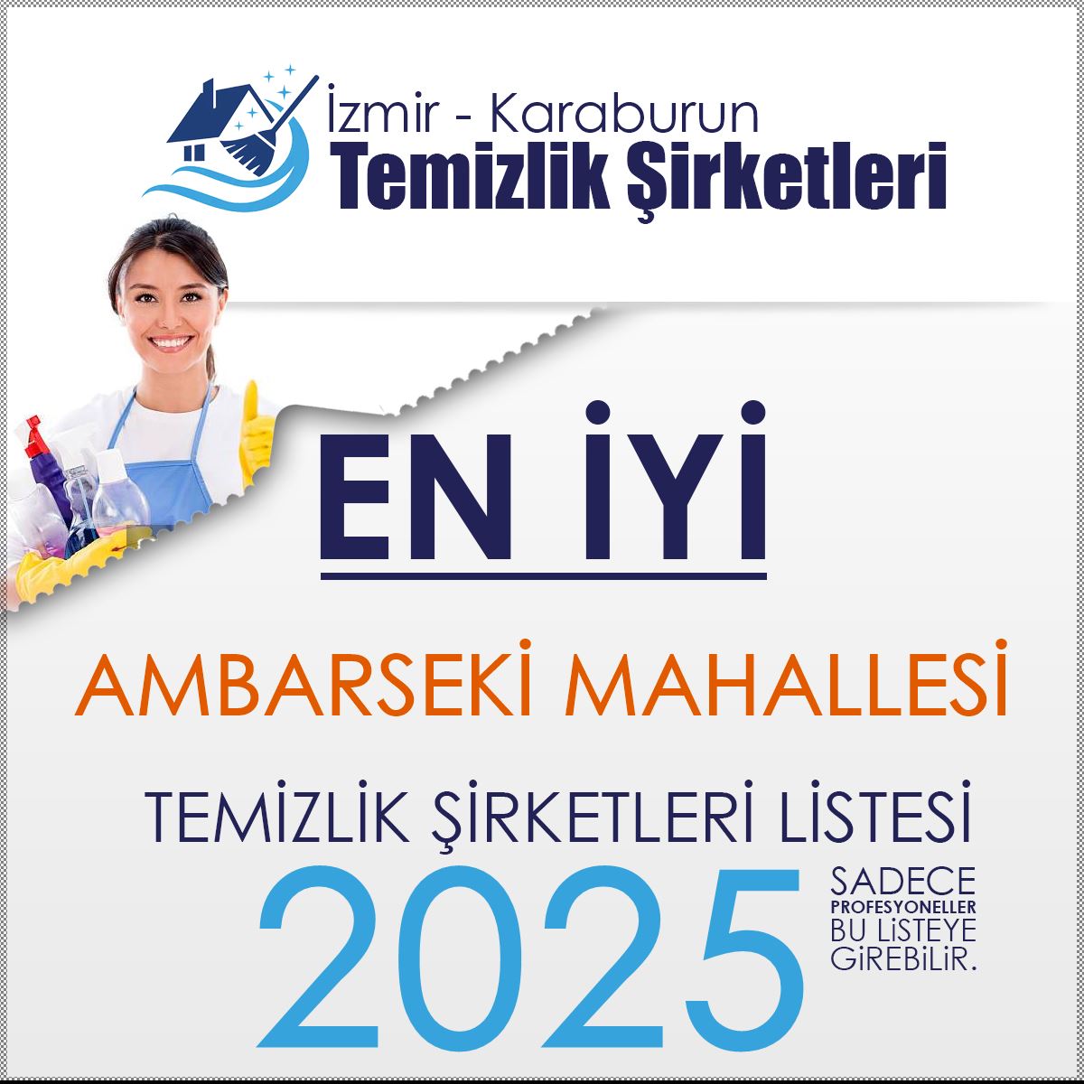 Karaburun Ambarseki Mahallesi En İyi Temizlik Şirketi