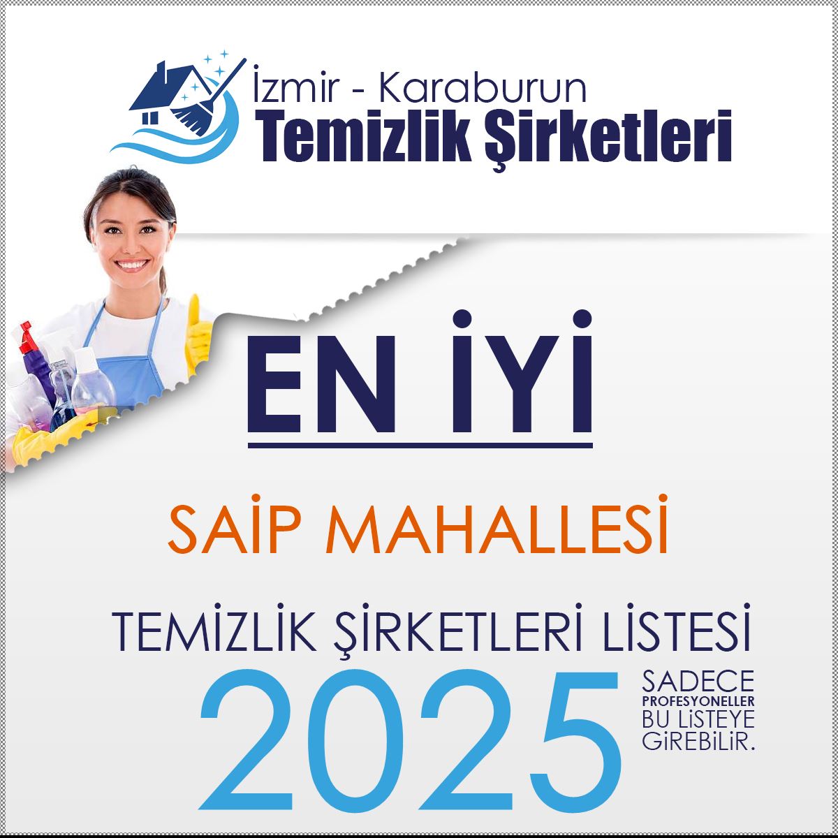 Karaburun Saip Mahallesi En İyi Temizlik Şirketi